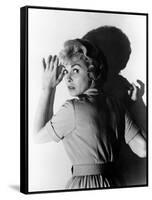 PSYCHO, 1960 directed by ALFRED HITCHCOCK Janet Leigh (b/w photo)-null-Framed Stretched Canvas