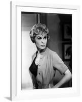 PSYCHO, 1960 directed by ALFRED HITCHCOCK Janet Leigh (b/w photo)-null-Framed Photo
