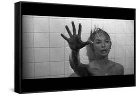 PSYCHO, 1960 directed by ALFRED HITCHCOCK Janet Leigh (b/w photo)-null-Framed Stretched Canvas