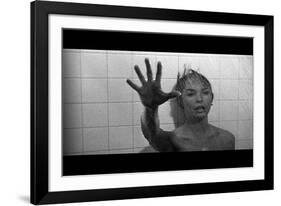 PSYCHO, 1960 directed by ALFRED HITCHCOCK Janet Leigh (b/w photo)-null-Framed Photo