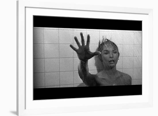 PSYCHO, 1960 directed by ALFRED HITCHCOCK Janet Leigh (b/w photo)-null-Framed Photo