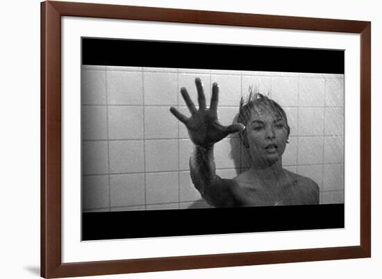 PSYCHO, 1960 directed by ALFRED HITCHCOCK Janet Leigh (b/w photo)-null-Framed Photo