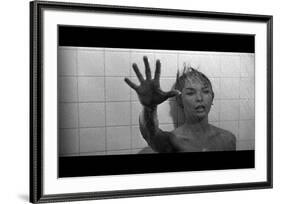 PSYCHO, 1960 directed by ALFRED HITCHCOCK Janet Leigh (b/w photo)-null-Framed Photo