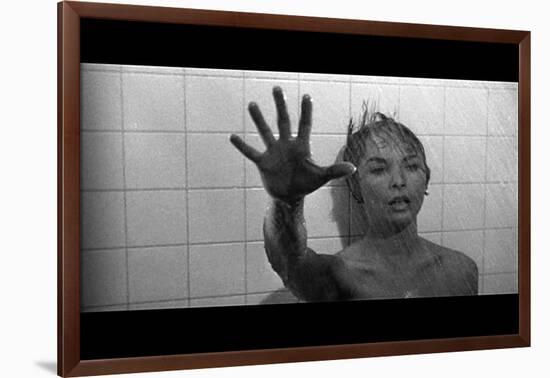 PSYCHO, 1960 directed by ALFRED HITCHCOCK Janet Leigh (b/w photo)-null-Framed Photo