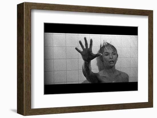 PSYCHO, 1960 directed by ALFRED HITCHCOCK Janet Leigh (b/w photo)-null-Framed Photo