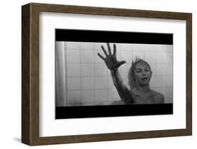 PSYCHO, 1960 directed by ALFRED HITCHCOCK Janet Leigh (b/w photo)-null-Framed Photo