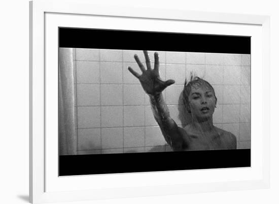 PSYCHO, 1960 directed by ALFRED HITCHCOCK Janet Leigh (b/w photo)-null-Framed Photo