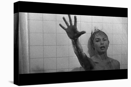 PSYCHO, 1960 directed by ALFRED HITCHCOCK Janet Leigh (b/w photo)-null-Stretched Canvas