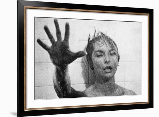 PSYCHO, 1960 directed by ALFRED HITCHCOCK Janet Leigh (b/w photo)-null-Framed Photo