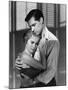 PSYCHO, 1960 directed by ALFRED HITCHCOCK Janet Leigh / John Gavin (b/w photo)-null-Mounted Photo