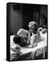 PSYCHO, 1960 directed by ALFRED HITCHCOCK John Gavin / Janet Leigh (b/w photo)-null-Framed Stretched Canvas