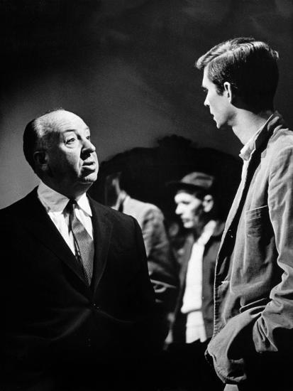 'PSYCHO, 1960 directed by ALFRED HITCHCOCK On the set, Alfred Hitchcock ...