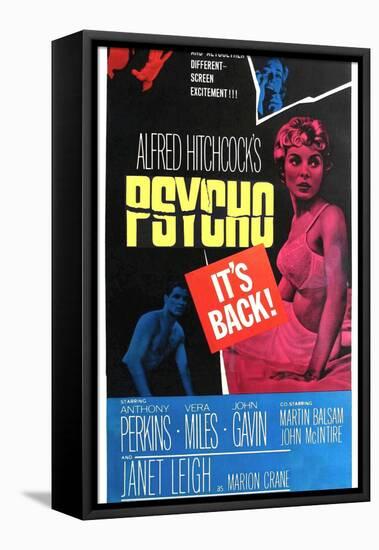 Psycho, 1960-null-Framed Stretched Canvas