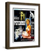 Psycho, (aka Psychose), Belgian Poster Art, 1960-null-Framed Art Print