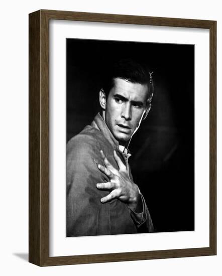 Psycho, Anthony Perkins, 1960-null-Framed Photo