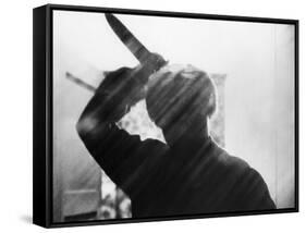 Psycho, Anthony Perkins, Directed by Alfred Hitchcock, 1960-null-Framed Stretched Canvas