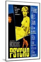 Psycho, Anthony Perkins, Janet Leigh, John Gavin, 1960-null-Mounted Poster