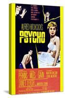 Psycho, Anthony Perkins, Vera Miles, Janet Leigh, John Gavin, 1960-null-Stretched Canvas