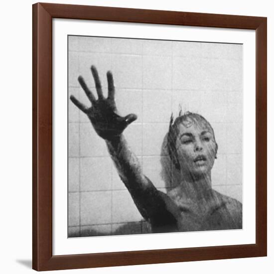 Psycho, Janet Leigh, Directed by Alfred Hitchcock, 1960-null-Framed Photo