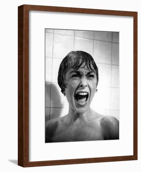 Psycho, Janet Leigh, Directed by Alfred Hitchcock, 1961-null-Framed Photo