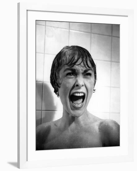 Psycho, Janet Leigh, Directed by Alfred Hitchcock, 1961-null-Framed Photo