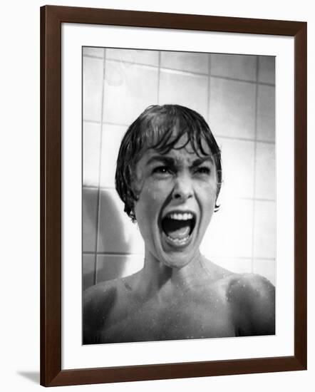 Psycho, Janet Leigh, Directed by Alfred Hitchcock, 1961-null-Framed Photo