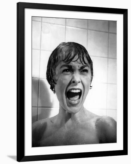 Psycho, Janet Leigh, Directed by Alfred Hitchcock, 1961-null-Framed Photo