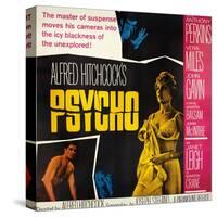 Psycho, Top: Anthony Perkins, Bottom from Left: John Gavin, Vera Miles, Janet Leigh, 1960-null-Stretched Canvas