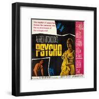 Psycho, Top: Anthony Perkins, Bottom from Left: John Gavin, Vera Miles, Janet Leigh, 1960-null-Framed Art Print