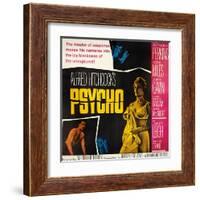 Psycho, Top: Anthony Perkins, Bottom from Left: John Gavin, Vera Miles, Janet Leigh, 1960-null-Framed Art Print