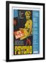 PSYCHO, US poster, Anthony Perkins (left), Janet Leigh (center), John Gavin (bottom), 1960-null-Framed Art Print