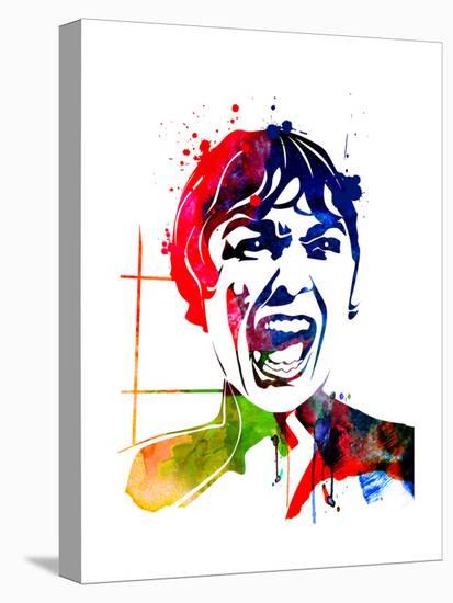 Psycho Watercolor-Lora Feldman-Stretched Canvas