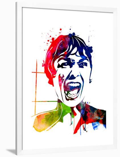 Psycho Watercolor-Lora Feldman-Framed Art Print