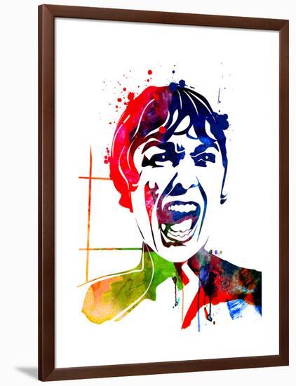 Psycho Watercolor-Lora Feldman-Framed Art Print