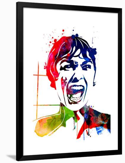 Psycho Watercolor-Lora Feldman-Framed Art Print