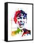 Psycho Watercolor-Lora Feldman-Framed Stretched Canvas