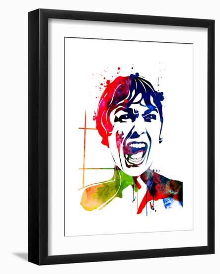 Psycho Watercolor-Lora Feldman-Framed Art Print