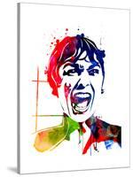 Psycho Watercolor-Lora Feldman-Stretched Canvas