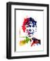 Psycho Watercolor-Lora Feldman-Framed Art Print