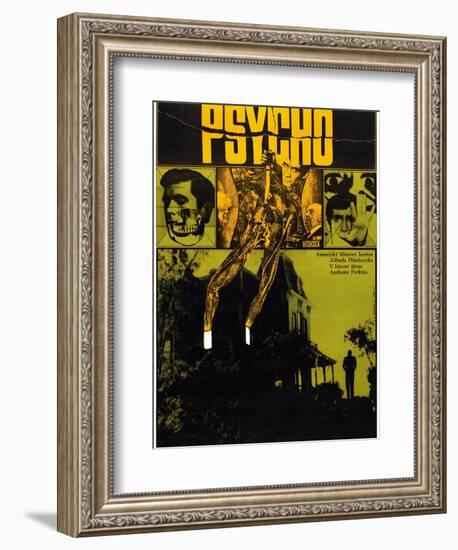 Psycho-null-Framed Art Print