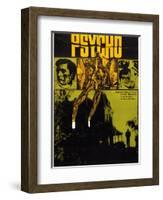 Psycho-null-Framed Art Print