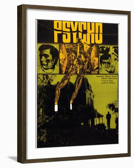 Psycho-null-Framed Art Print