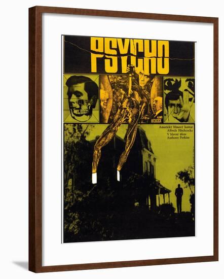 Psycho-null-Framed Art Print