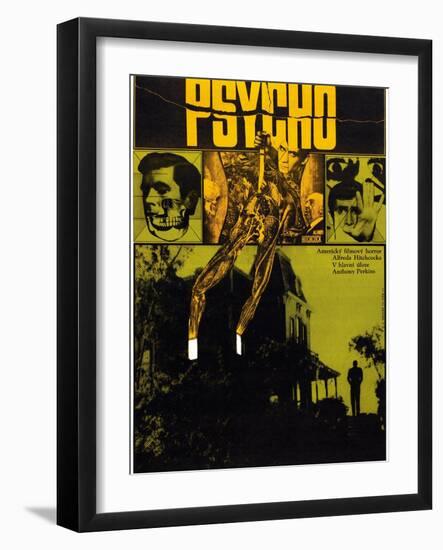 Psycho-null-Framed Art Print