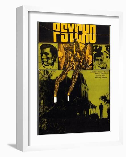 Psycho-null-Framed Art Print