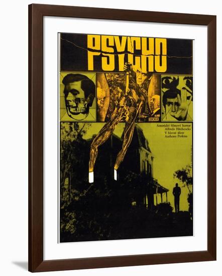 Psycho-null-Framed Art Print