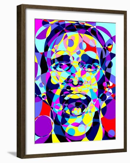 Psycho-Cristian Mielu-Framed Art Print