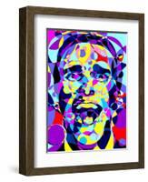 Psycho-Cristian Mielu-Framed Art Print