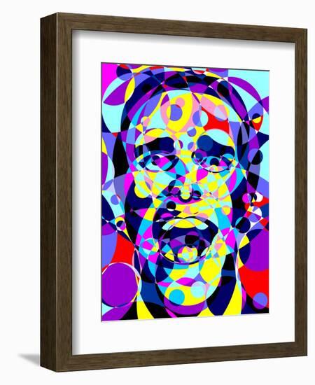 Psycho-Cristian Mielu-Framed Art Print