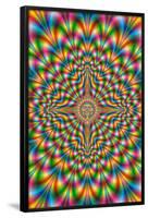 Psychodelic Pulse-null-Framed Poster